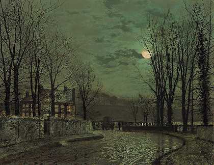 约翰·阿特金森·格里姆肖的《十一月月光》