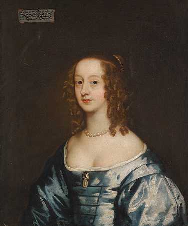 彼得·莱利爵士《艾尔斯伯里伯爵夫人戴安娜·格雷的肖像》（公元1689年）