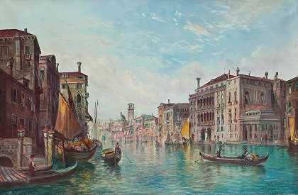 阿尔弗雷德·波伦廷的《威尼斯大运河》