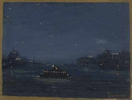 路易斯·米歇尔·艾尔谢米乌斯的《夜间渡船》