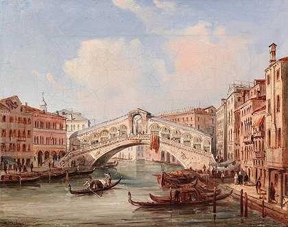 卡洛·格鲁巴茨的《威尼斯，里亚托桥》