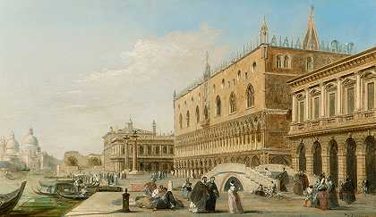 爱德华·普里切特（Edward Pritchett）的《总督宫、广场和图书馆》（The Doge’s Palace）和《圣玛丽亚·德拉致敬》（Sta Maria della Salute）