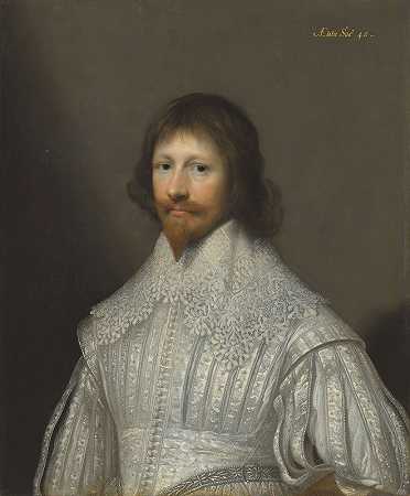 “一位绅士的肖像，传统上被认为是约翰·迪格比，第一代布里斯托尔伯爵