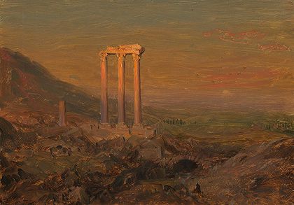 弗雷德里克·埃德温·丘奇的《古典废墟，叙利亚》