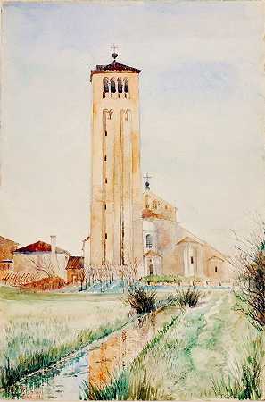 卡斯·吉尔伯特（Cass Gilbert）的《托尔大提琴塔》（The Tower，Cathedral of Torcello）