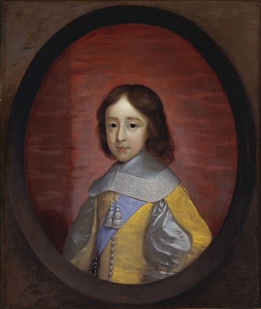 “威廉三世，奥兰治王子，儿时由科内莉斯·琼森·范·塞伦创作