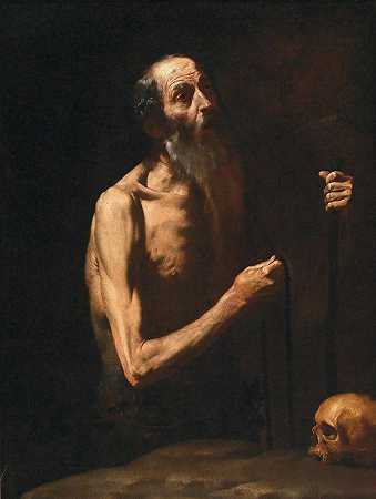 《圣奥努菲勒斯》（Saint Onuphrius），作者：朱塞佩·德·里贝拉（Jusepe de Ribera）