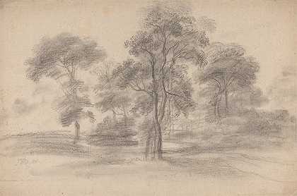 詹姆斯·沃德的《树木风景》