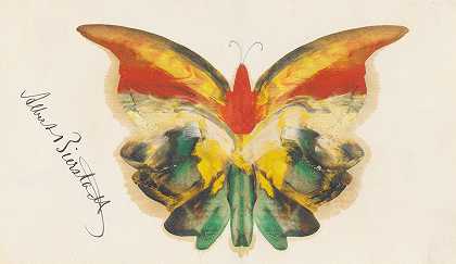 阿尔伯特·比尔斯塔特的《黄色蝴蝶》