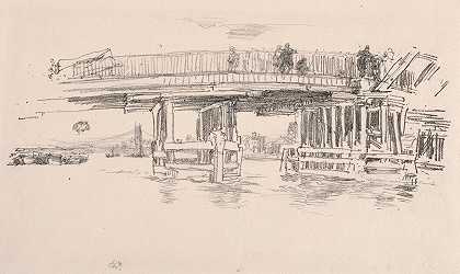 詹姆斯·阿博特·麦克尼尔·惠斯勒的《老巴特西桥》