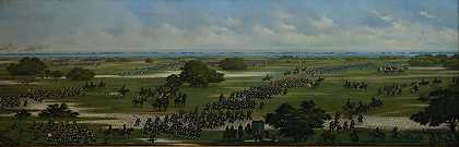 “阿根廷军队为1866年坎迪多·洛佩兹袭击库鲁帕蒂而采取阵地的游行