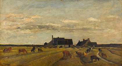 查尔斯·弗朗索瓦·道比尼的《布列塔尼克里蒂农场》