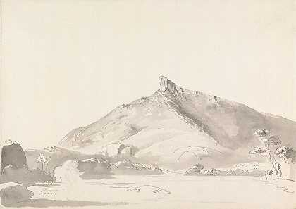 塞缪尔·戴维斯的《山丘上的废墟堡垒》