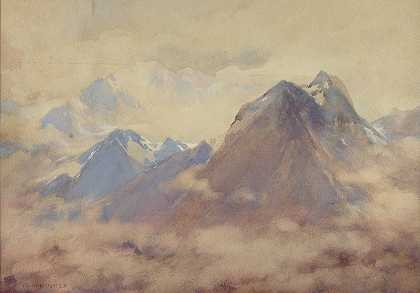 威廉·亨利·福尔摩斯的《全能者自己，安第斯山脉印象》