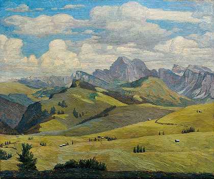 马克斯·卡勒的《阿尔卑斯山（南蒂罗尔）》