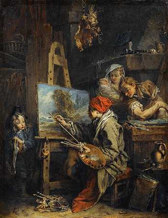 弗朗索瓦•布歇的《风景画家》