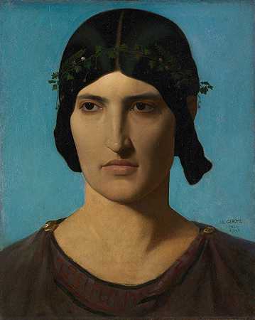 让·莱昂·杰罗姆的《意大利女人的头像》