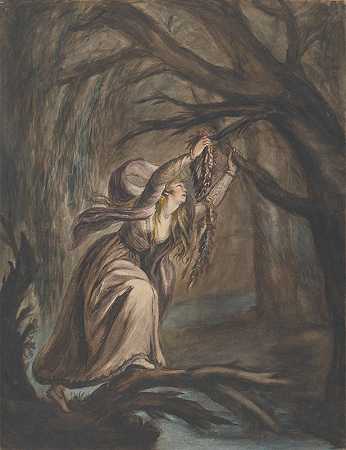 玛丽·霍雷的《奥菲莉亚之死》