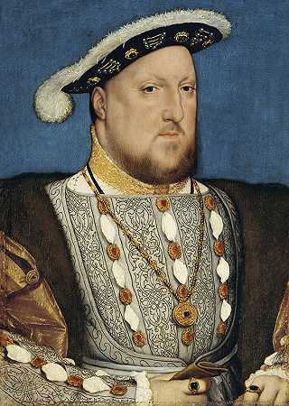 《亨利八世肖像》，作者汉斯·霍尔贝因