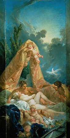 弗朗索瓦•布歇（François Boucher）的《战神和维纳斯被火神惊艳》