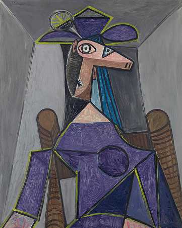 “巴勃罗·毕加索（Pablo Picasso）的女性肖像（Dora Maar）