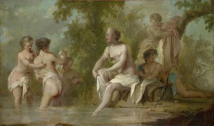 约翰·海因里希·凯勒的《戴安娜的沐浴》