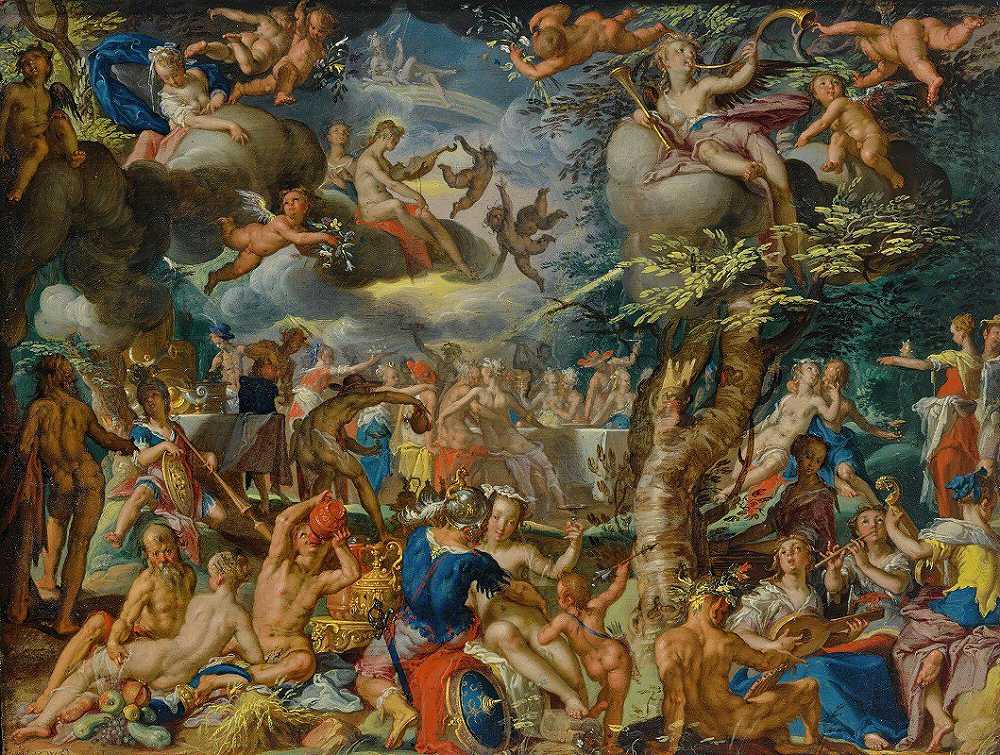 Joachim Wtewael的《众神的宴会》