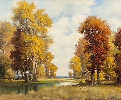 罗伯特·威廉·伍德的《秋天的颜色》