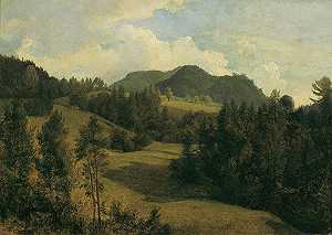 弗里德里希·奥古斯特·马蒂亚斯·高尔曼《米森巴赫附近的风景》