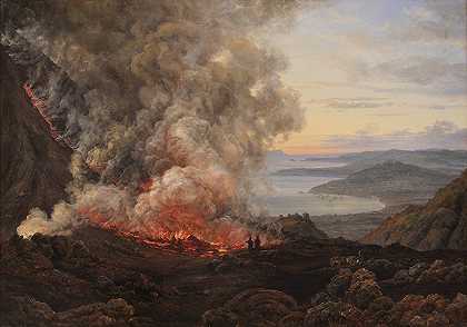 约翰·克里斯蒂安·达尔的《维苏威火山爆发》