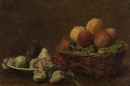 亨利·范丁·拉图尔的《水果静物》
