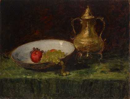 威廉·梅里特·蔡斯的《静物（水果和铜壶）》