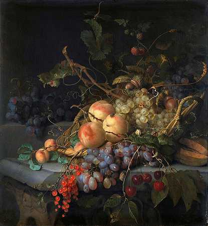 雅各布·范·瓦斯卡贝尔的《水果静物》