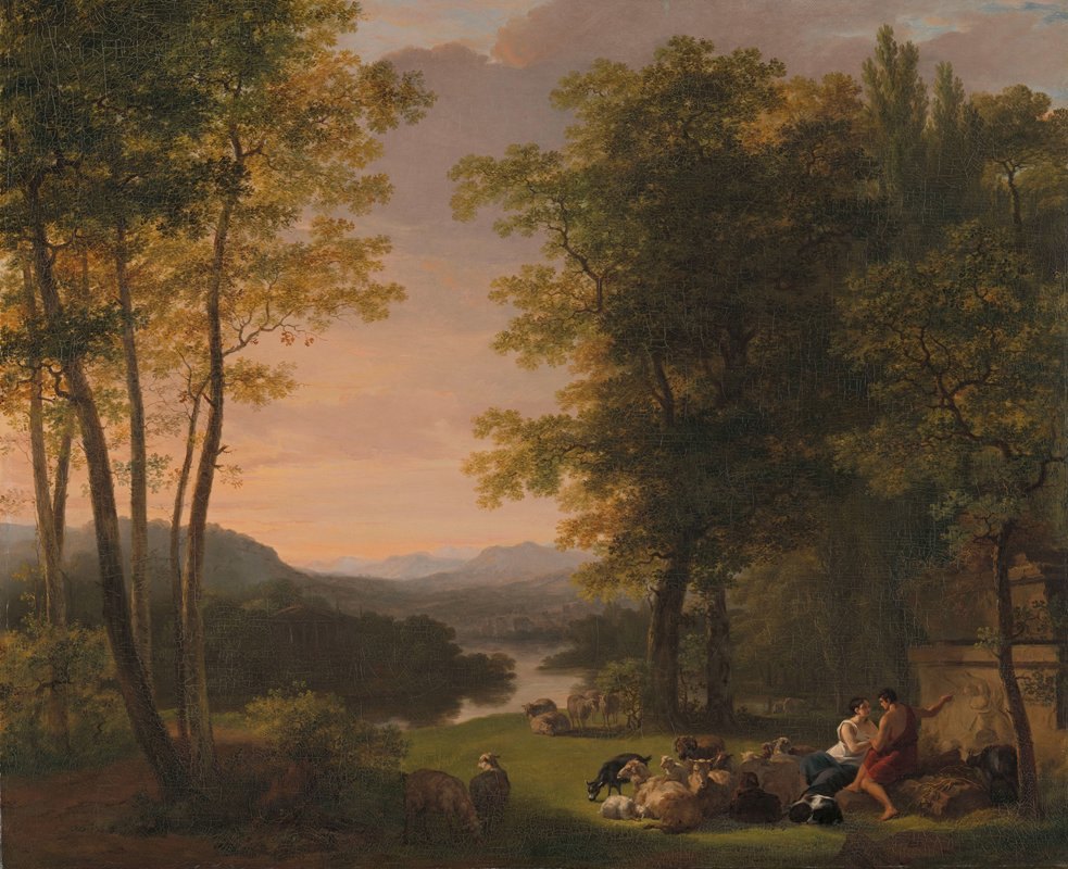 扬·威廉·皮内曼的《阿卡迪亚风景》