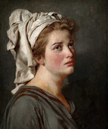 雅克·路易斯·戴维的《戴着头巾的年轻女人》
