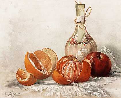 E.Meyner的《橙子和酒瓶》