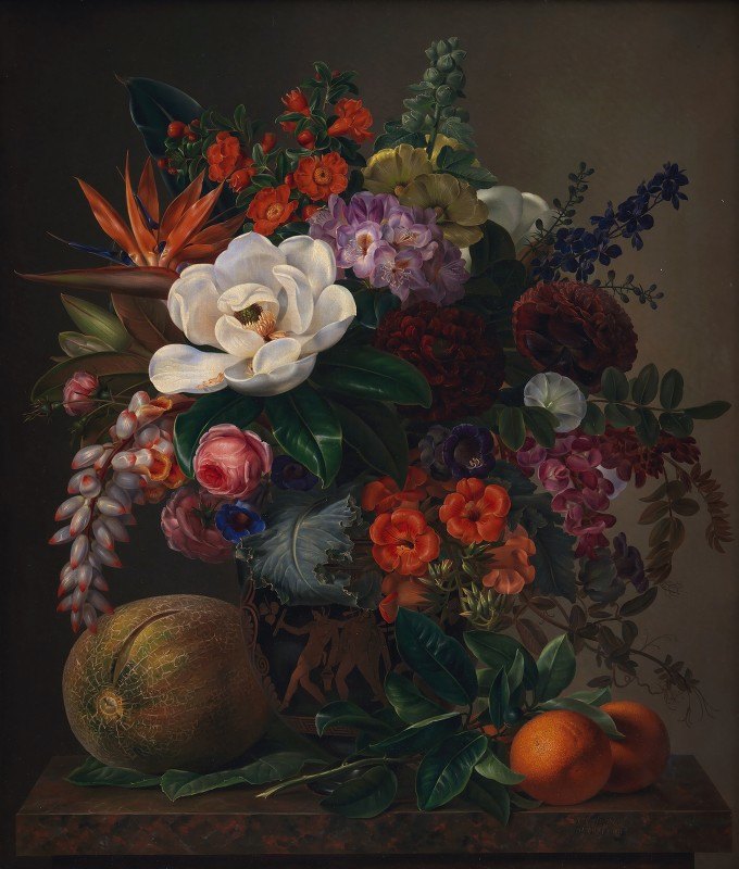 约翰·劳伦斯·詹森的《花瓶里的花》