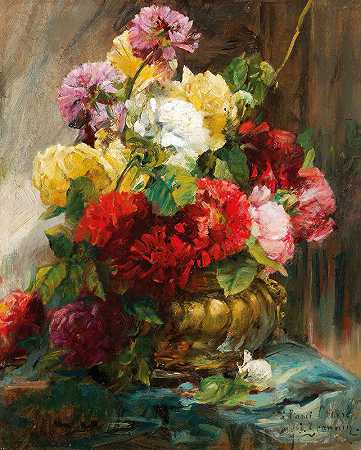 乔治·詹宁的《花瓶里的花》