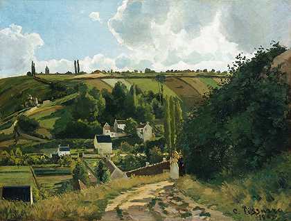 “Jalais Hill，Pontoise”，卡米尔·皮萨罗著