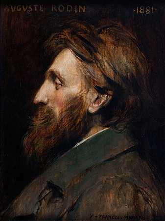 弗朗索瓦·弗拉蒙的《奥古斯特·罗丹肖像》