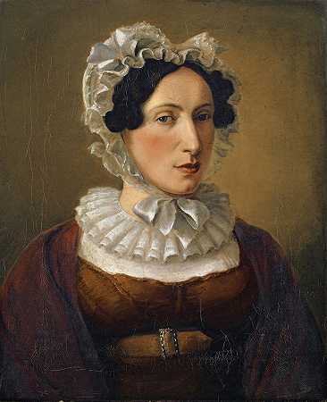 雅各布·克里斯托夫·米维尔（Jakob Christoph Miville）的《艺术家嫂子萨洛米·凯勒肖像》
