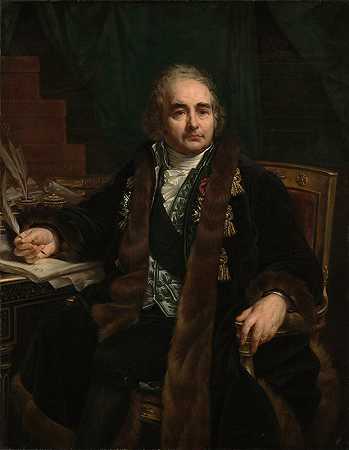 安托万·让·格罗斯（Antoine Jean Gros）的《让·安托万·查普塔尔伯爵肖像》