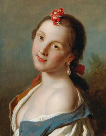 Pietro Rotari的《年轻女性肖像》