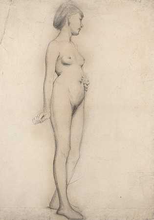 托马斯·霍文登的《站着的裸女》