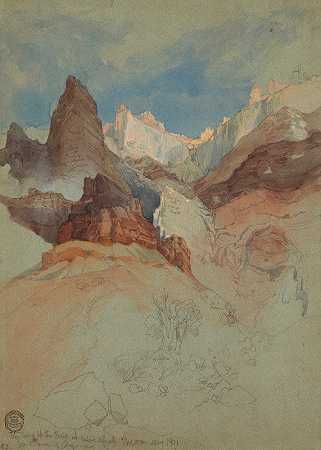弗雷德里克·埃德温·丘奇（Frederic Edwin Church）的《亚利桑那州大峡谷光明天使之路》