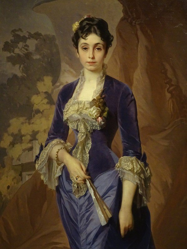 伊万·马卡洛夫《玛丽亚·G·拉耶夫斯卡娅公主肖像》