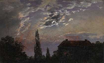 约翰·克里斯蒂安·达尔的《月光风景》