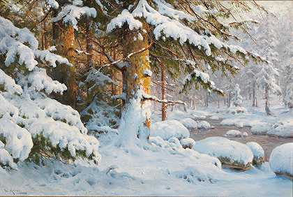 沃尔特·莫拉斯的《森林里的冬天》