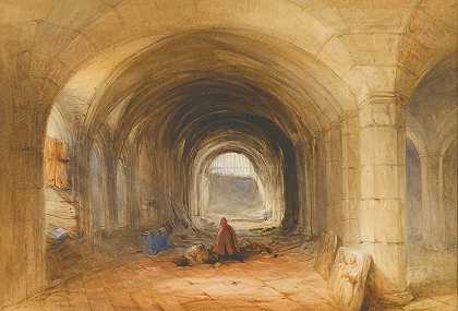 威廉·埃文斯的《拱形通道中的人物》