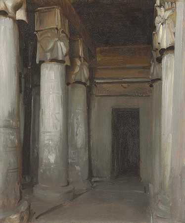约翰·辛格·萨金特的《丹德拉神庙》